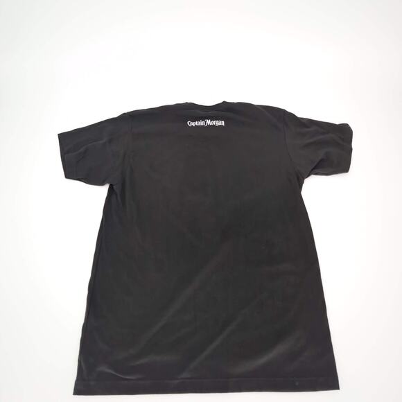Captain Morgan Unisex Black with White Logo Tangerine Cotton T-Shirt - Size M - Picture 8 of 10
